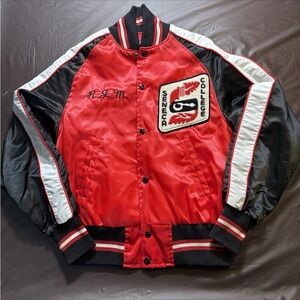 Vintage Seneca College Red Jacket Varsity   70s 80s